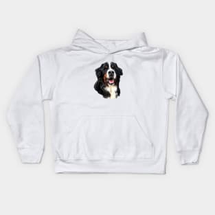 Bernese Mountain Dog Cuteness! Kids Hoodie